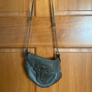 Gray Shoulder Bag